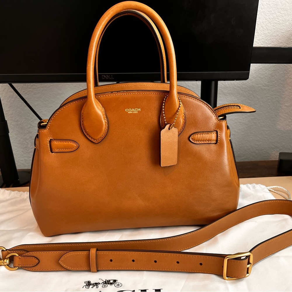 Coach Soft Empire Carryall 28 - Honey Brown